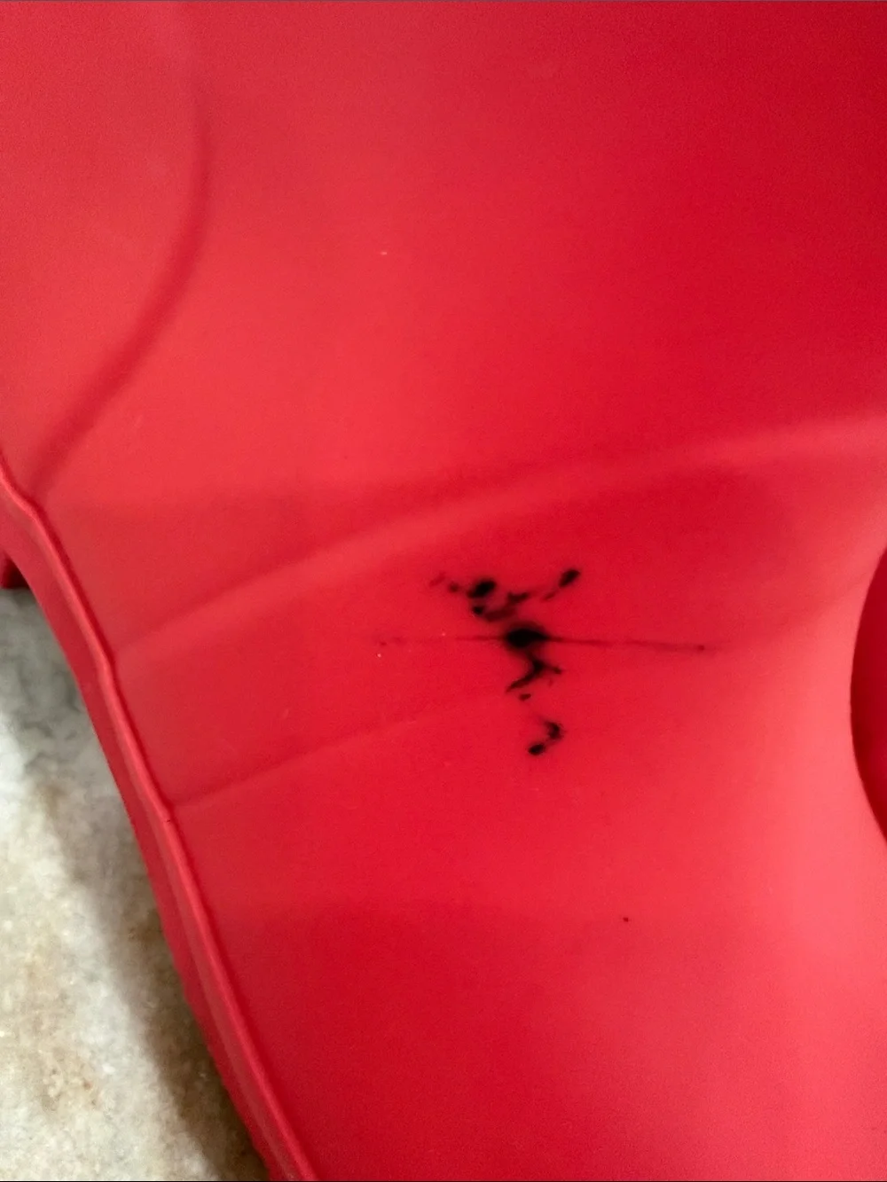 Hunter red Tall Rubber Rain Boots sz 5 kids